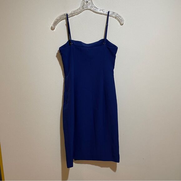 NEW NBD Revolve Cosmopolitan Mini Dress Blue Size Small Slit Party - Picture 11 of 16